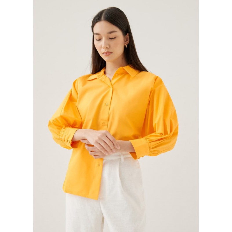 Cotton Puff Sleeve Shirt