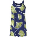 Funny Ginkgo Leaves Print Sundress Women 2024 Summer Casual Sleeveless Tunic Mini Dress Trendy Loose Tank Dresses